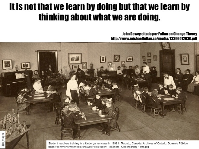 It is not that we learn by doing_Dewey